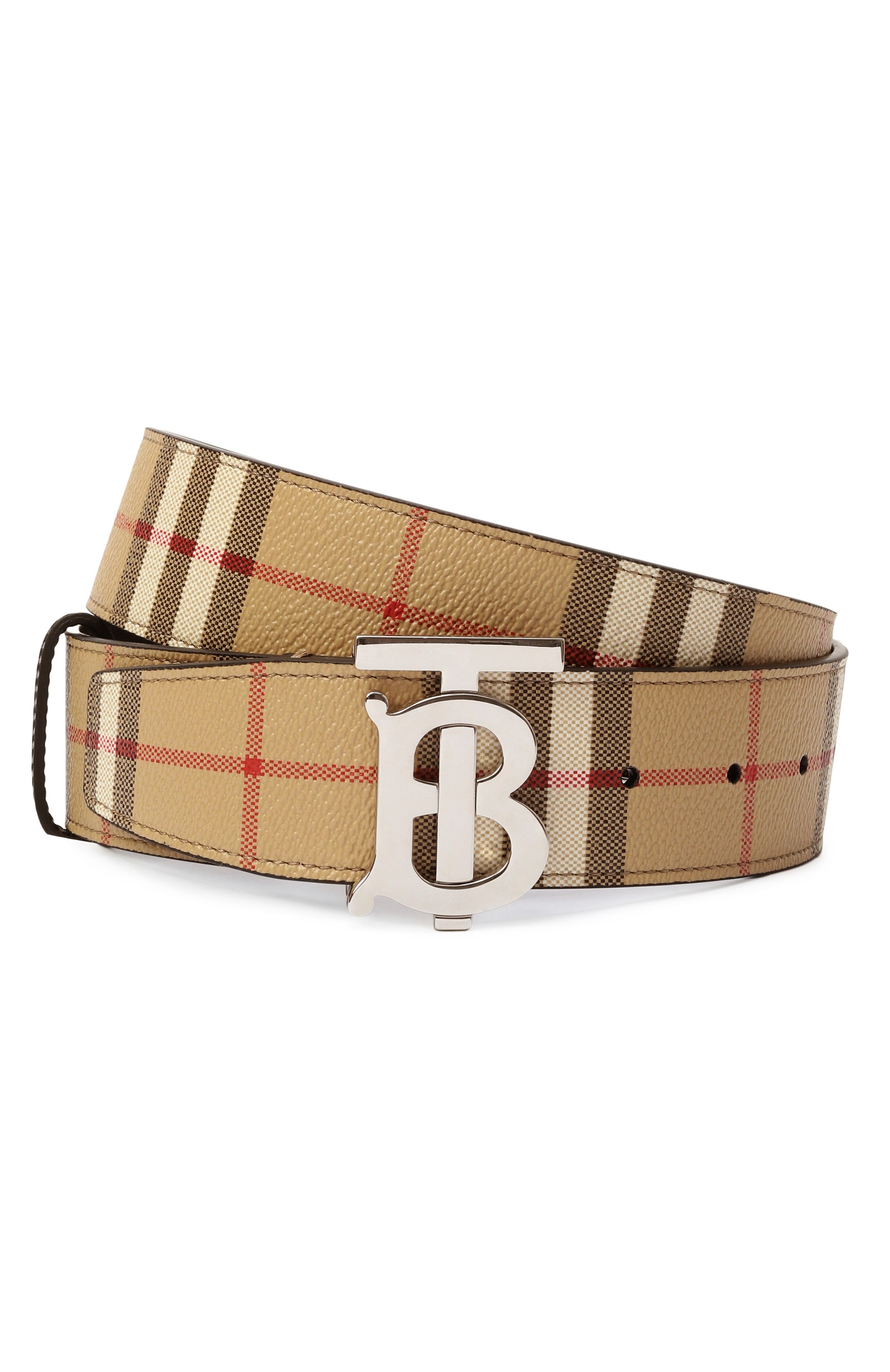 Ремень из экокожи BURBERRY, арт. 8070294, фото 1