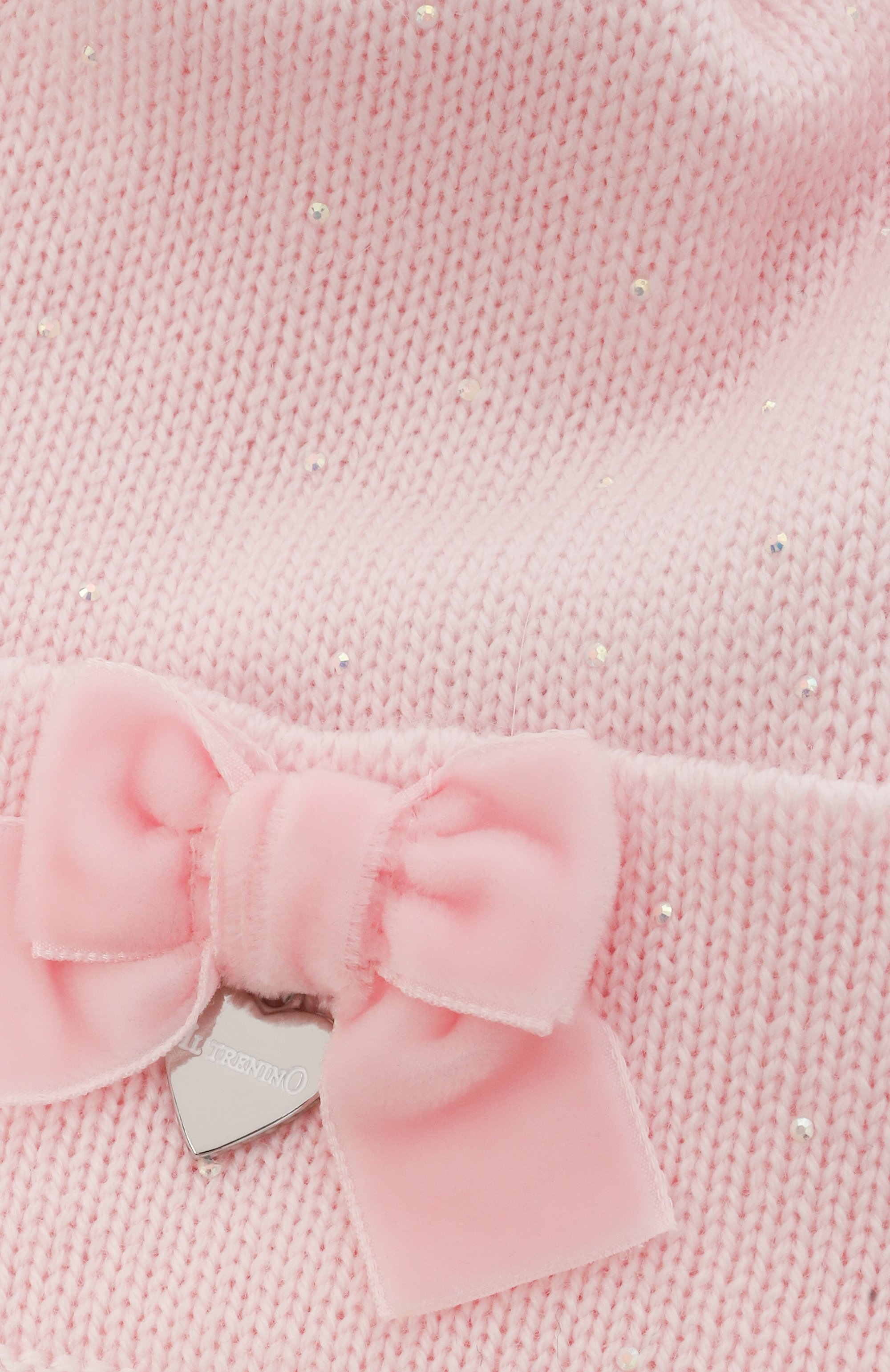 Шерстяная шапка IL TRENINO розового цвета по цене 8895 руб., арт. FN-5417/18M-48M, фото 3 Шерстяная шапка IL TRENINO, арт. FN-5417/18M-48M, фото 3