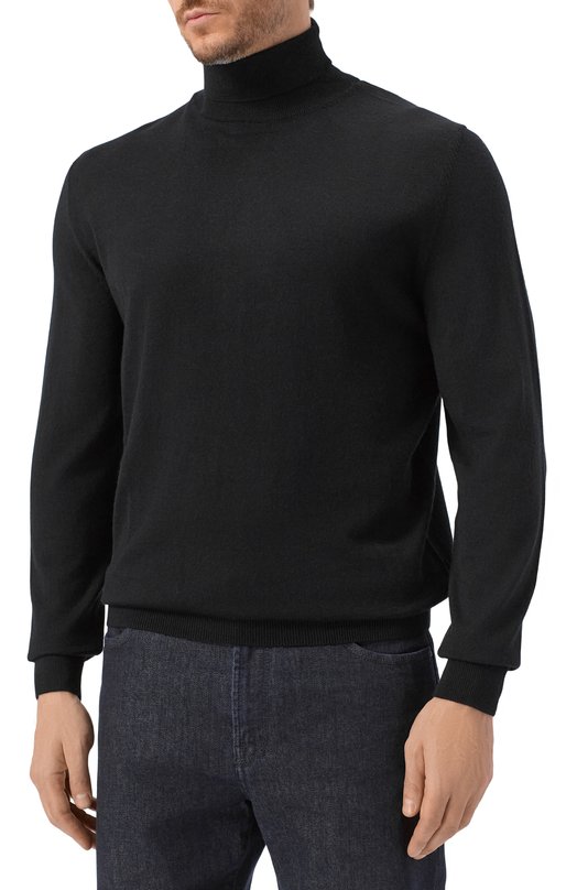 Шерстяная водолазка Van Laack VL-SAINI-F/S00176 Чёрный  VL-SAINI-F/S00176 Фото 3