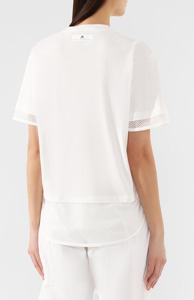 Хлопковая футболка ADIDAS BY STELLA MCCARTNEY, арт. DT9227, фото 4