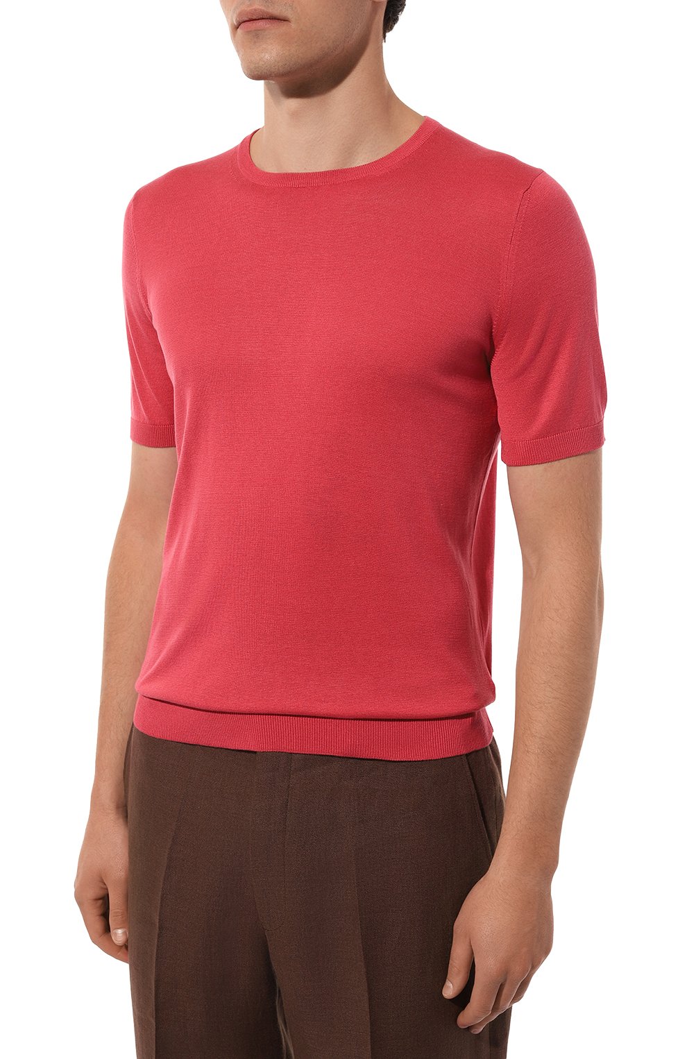 Шелковый джемпер ANDREA CAMPAGNA, арт. 43112/23503, фото 3