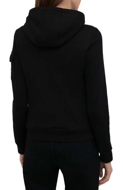 Хлопковый кардиган MONCLER черного цвета по цене 87650 руб., арт. G2-093-8G000-28-809DH, фото 4 Хлопковый кардиган MONCLER, арт. G2-093-8G000-28-809DH, фото 4