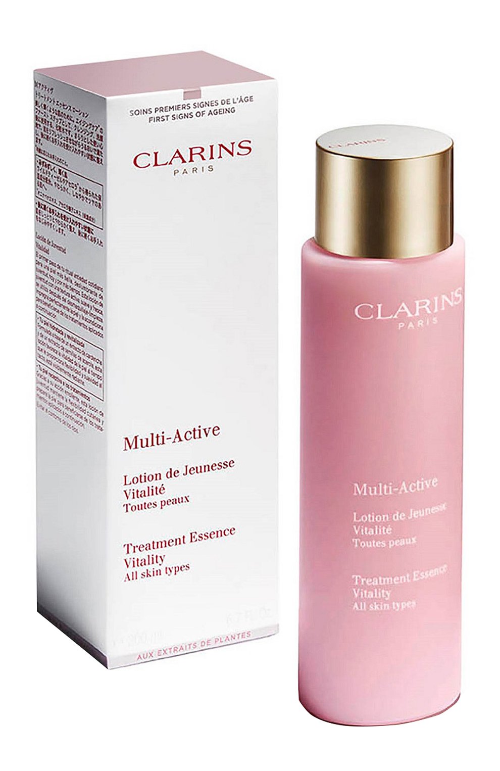 Тонизирующий смягчающий флюид multi-active (200ml) CLARINS бесцветного цвета по цене 3900 руб., арт. 80015385, фото 2 Тонизирующий смягчающий флюид multi-active (200ml) CLARINS, арт. 80015385, фото 2