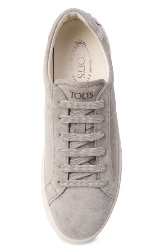 Замшевые кеды Tod’s XXM04L0HZ40/RE0 Серый  XXM04L0HZ40/RE0 Фото 6