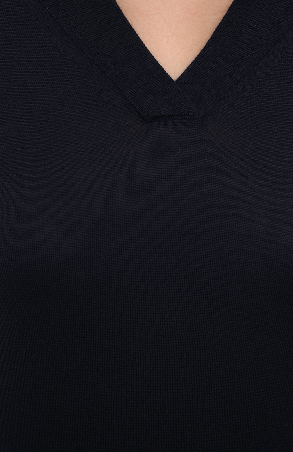 Кашемировый пуловер LORO PIANA темно-синего цвета по цене 126500 руб., арт. FAL1998, фото 5 Кашемировый пуловер LORO PIANA, арт. FAL1998, фото 5