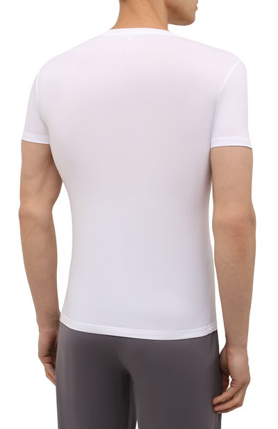 Хлопковая футболка ZEGNA, арт. N2M800050, фото 4