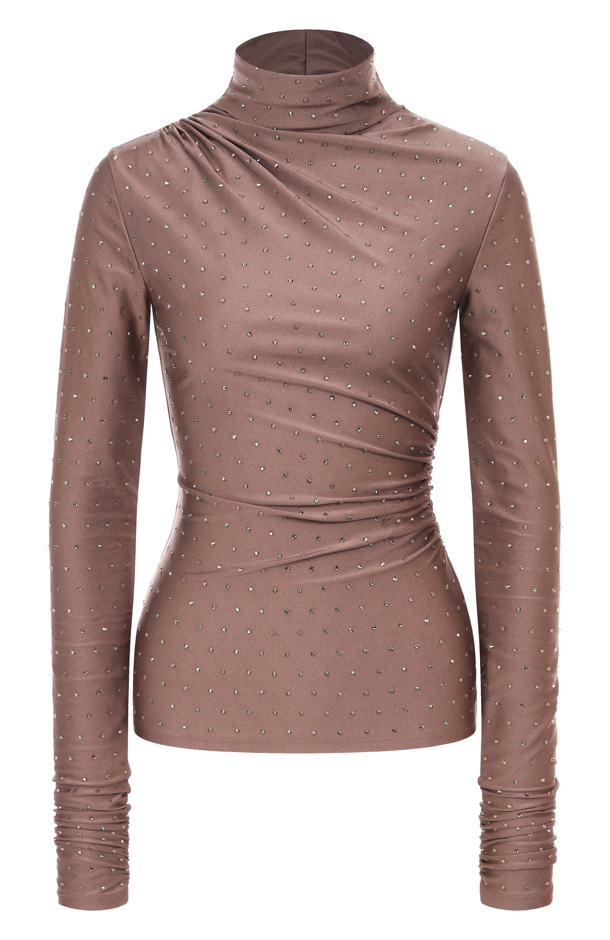 Топ с отделкой стразами THE ANDAMANE, арт. T180701C/TJP062, фото 1