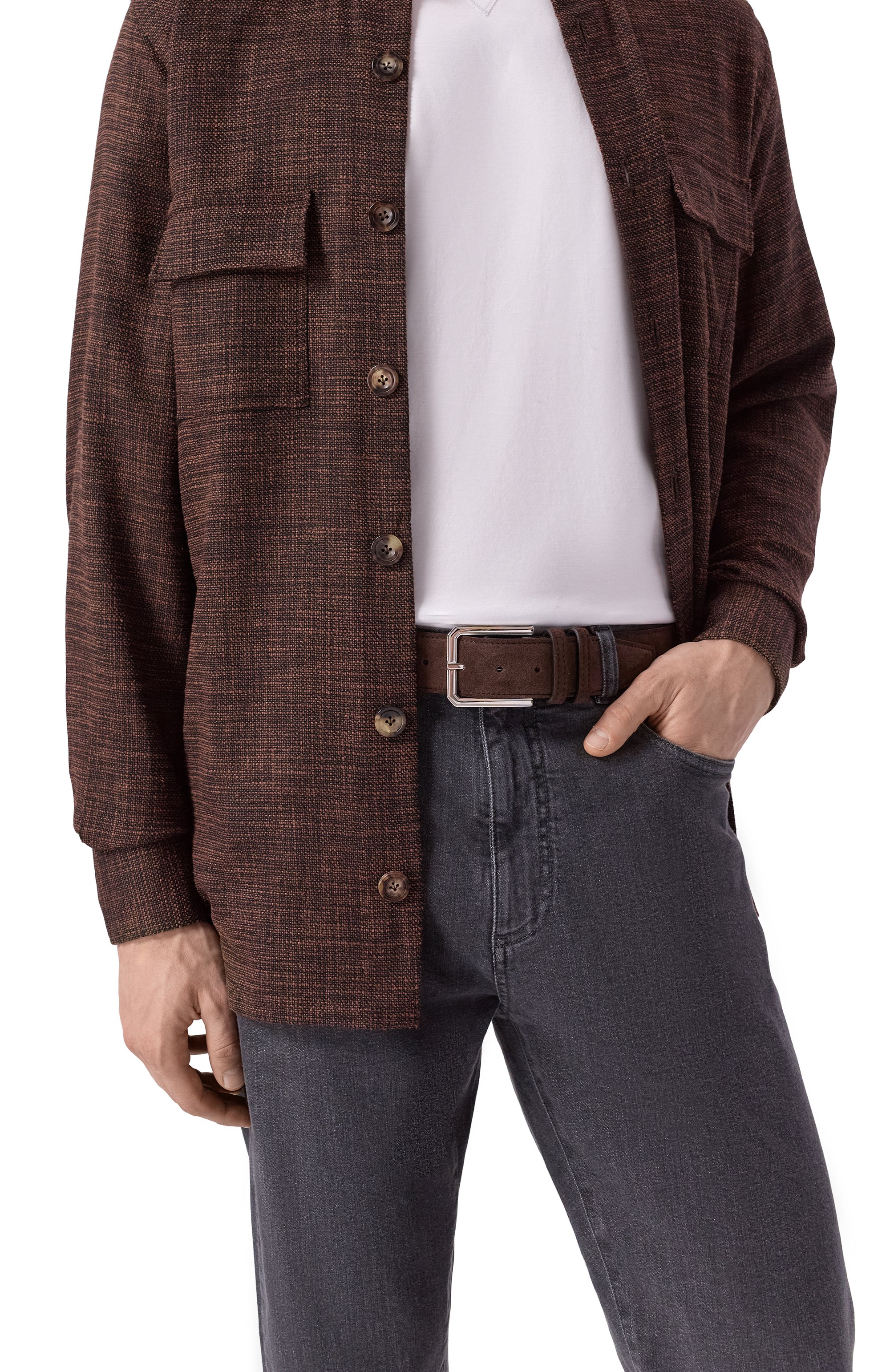 Замшевый ремень KITON, арт. USC23PN0010804, фото 2