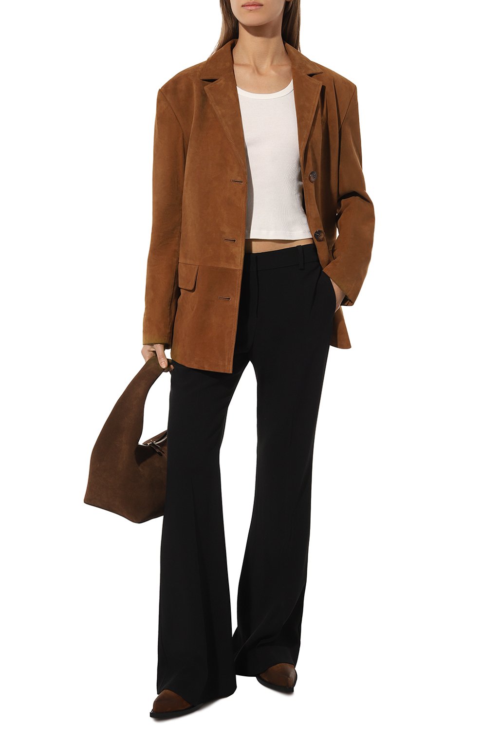 Брюки из хлопка и льна NINA RICCI, арт. 24PCPA007, фото 2