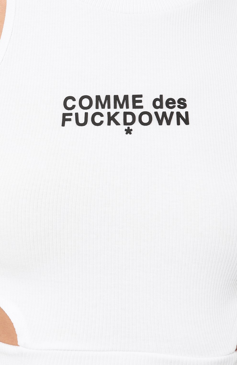 Хлопковая майка COMME DES FUCKDOWN, арт. CFABW00029, фото 5