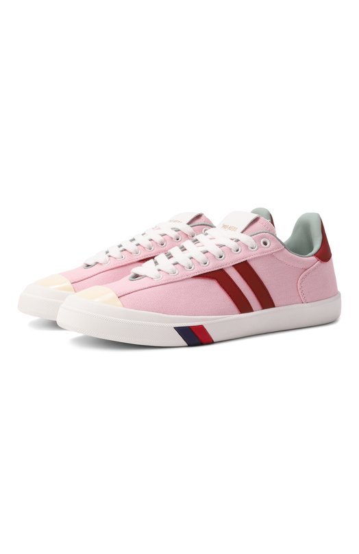 Текстильные кеды Court Ace Pro-Keds 1949 C0URT ACE/CANVAS & LEATHER Розовый C0URT ACE/CANVAS & LEATHER