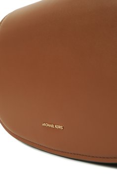 Женская сумка lydia MICHAEL MICHAEL KORS коричневого цвета, арт. 30R5GL0M2L | Фото 3 (Материал сплава: Проставлено; Драгоценные камни: Проставлено; Размер: medium; Материал: Натуральная кожа)