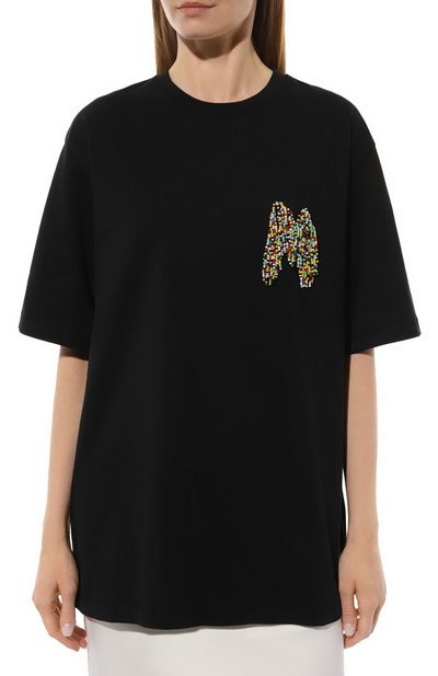 Хлопковая футболка MSGM, арт. 3642MDM103/247002, фото 3