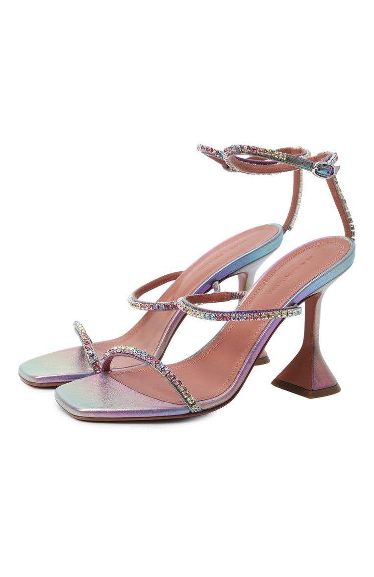 Кожаные босоножки gilda 95 AMINA MUADDI, арт. GILDA SANDAL/NAPPA/GLICINE, фото 1