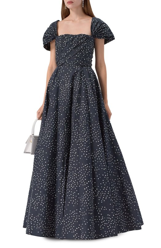 Хлопковое платье Giambattista Valli 25FWPVTE5144/55PRI Чёрный  25FWPVTE5144/55PRI Фото 2
