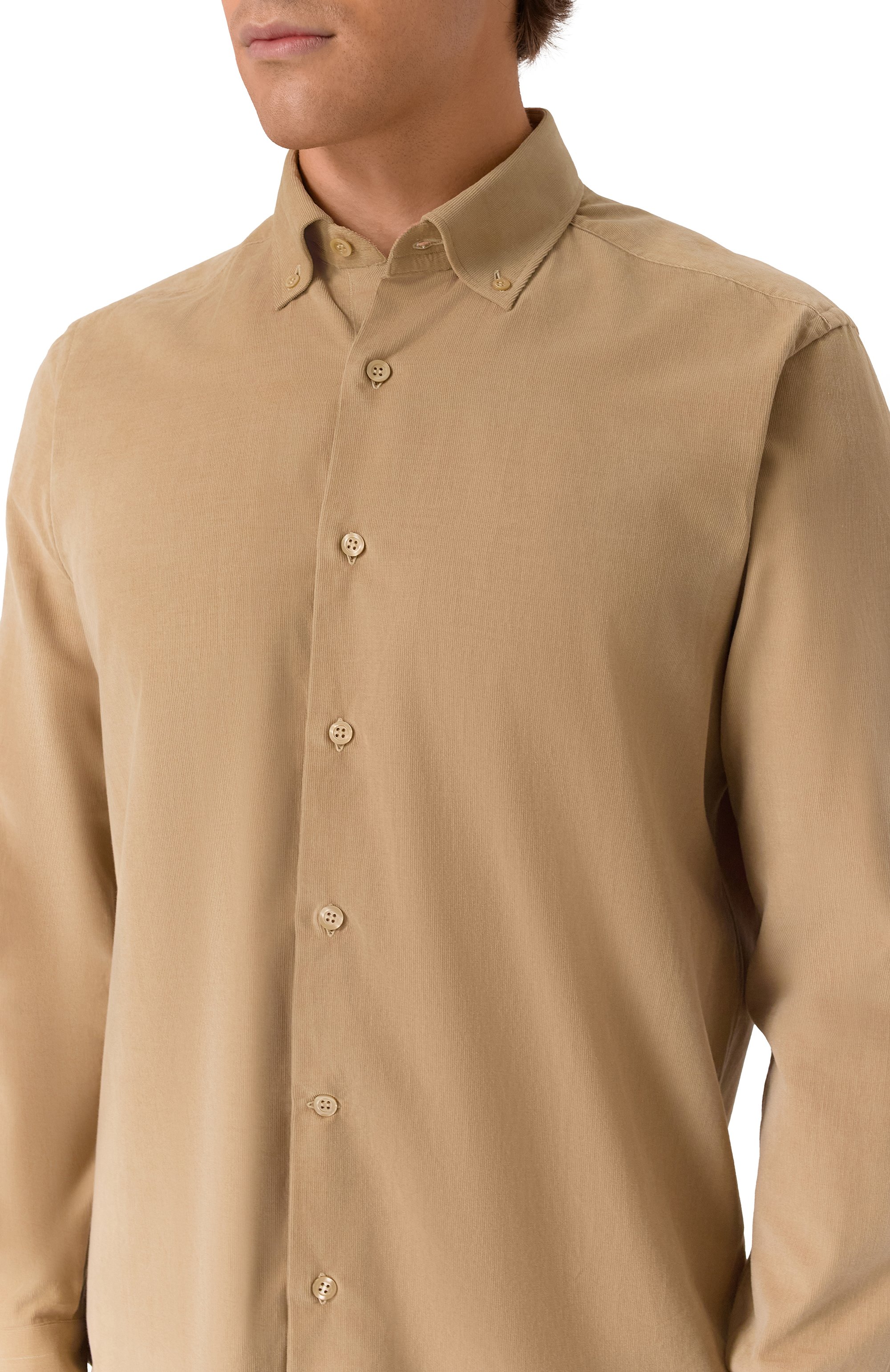 Хлопковая рубашка MVST, арт. M0RBIDA/PB/SP0RT/620-C0RDUR0Y, фото 5