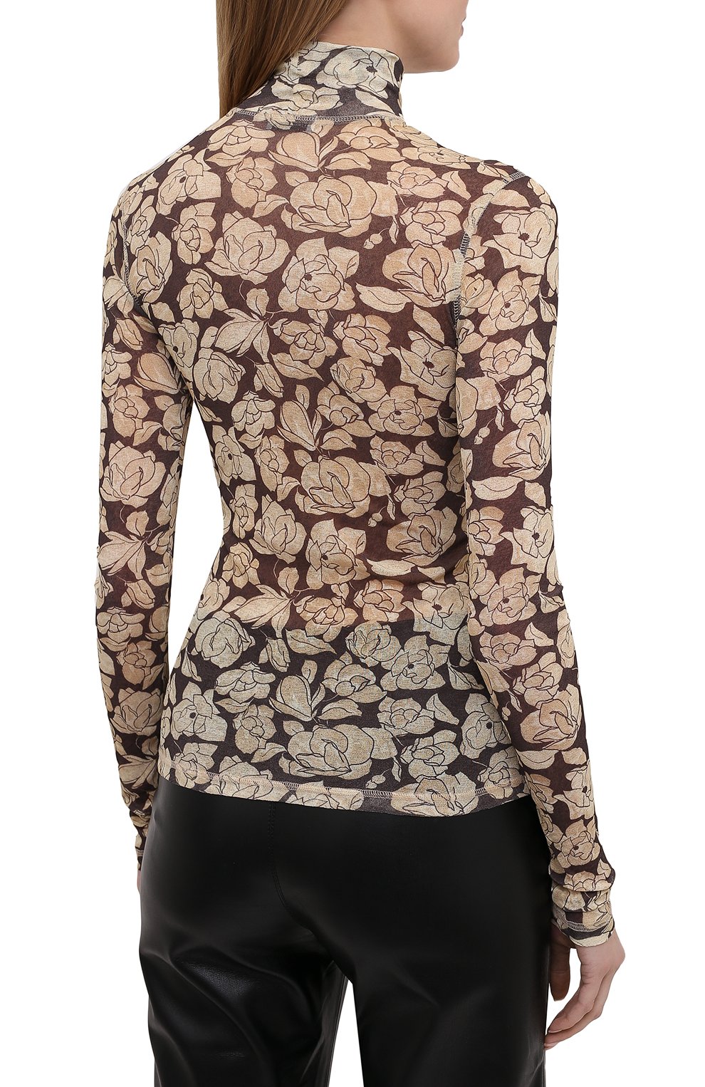 Водолазка NANUSHKA, арт. HARRI_P0RCELAIN R0SE_RECYCLED MESH JERSEY, фото 4