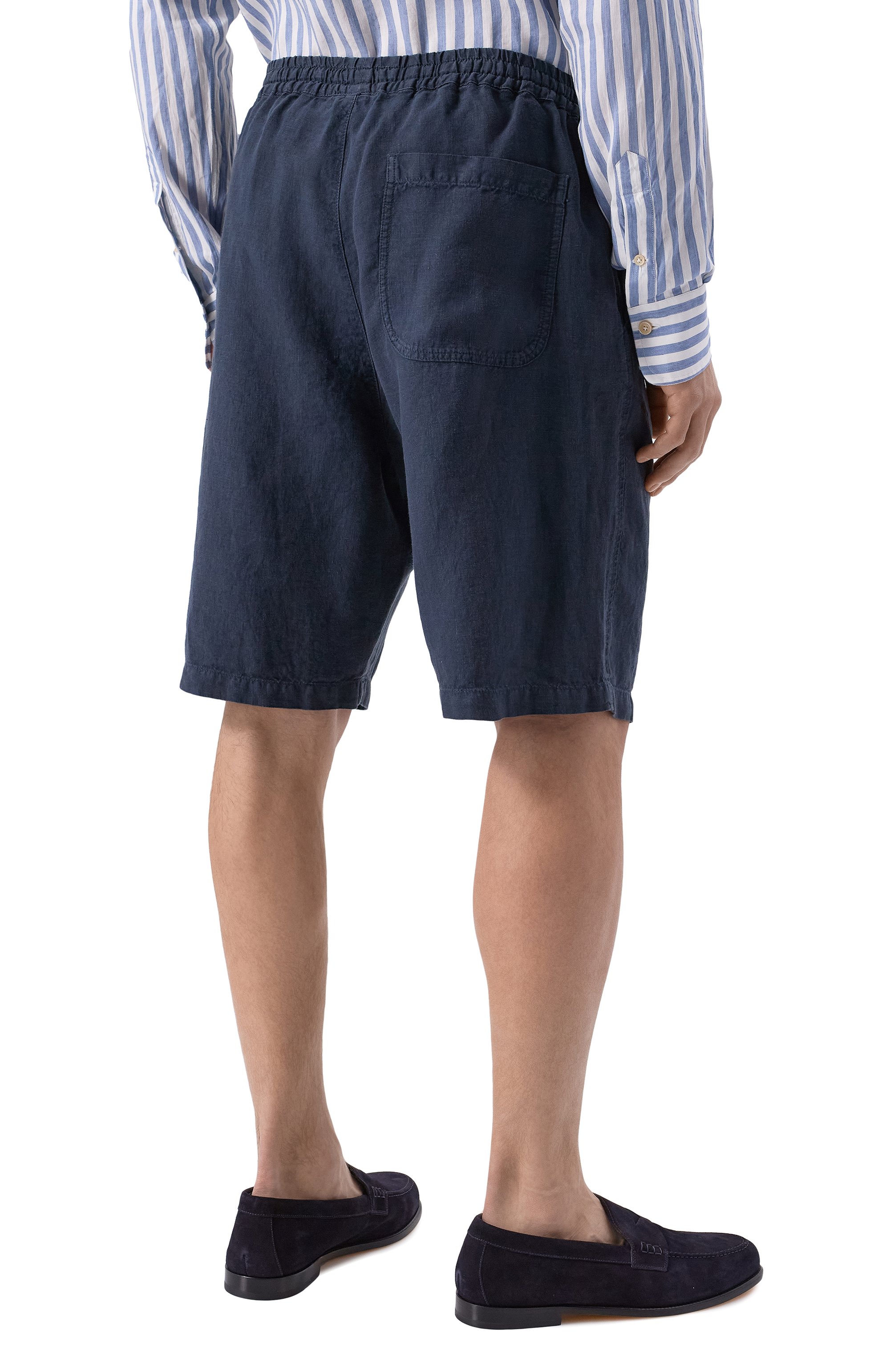 Льняные шорты 120% LINO, арт. 32ALIM29CM/0253/000, фото 4