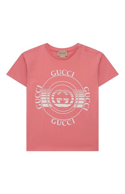 Хлопковая футболка GUCCI, арт. 576871/XJC70, фото 1