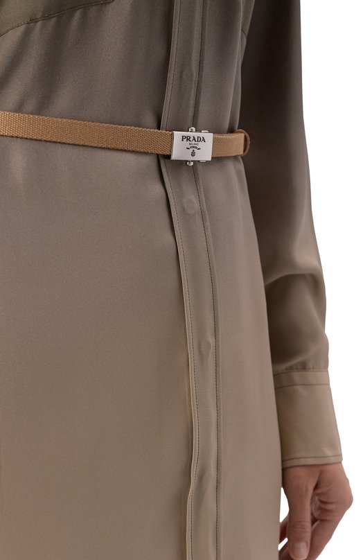 Шелковое платье Prada P3M08H/14J3 Разноцветный  P3M08H/14J3 Фото 5