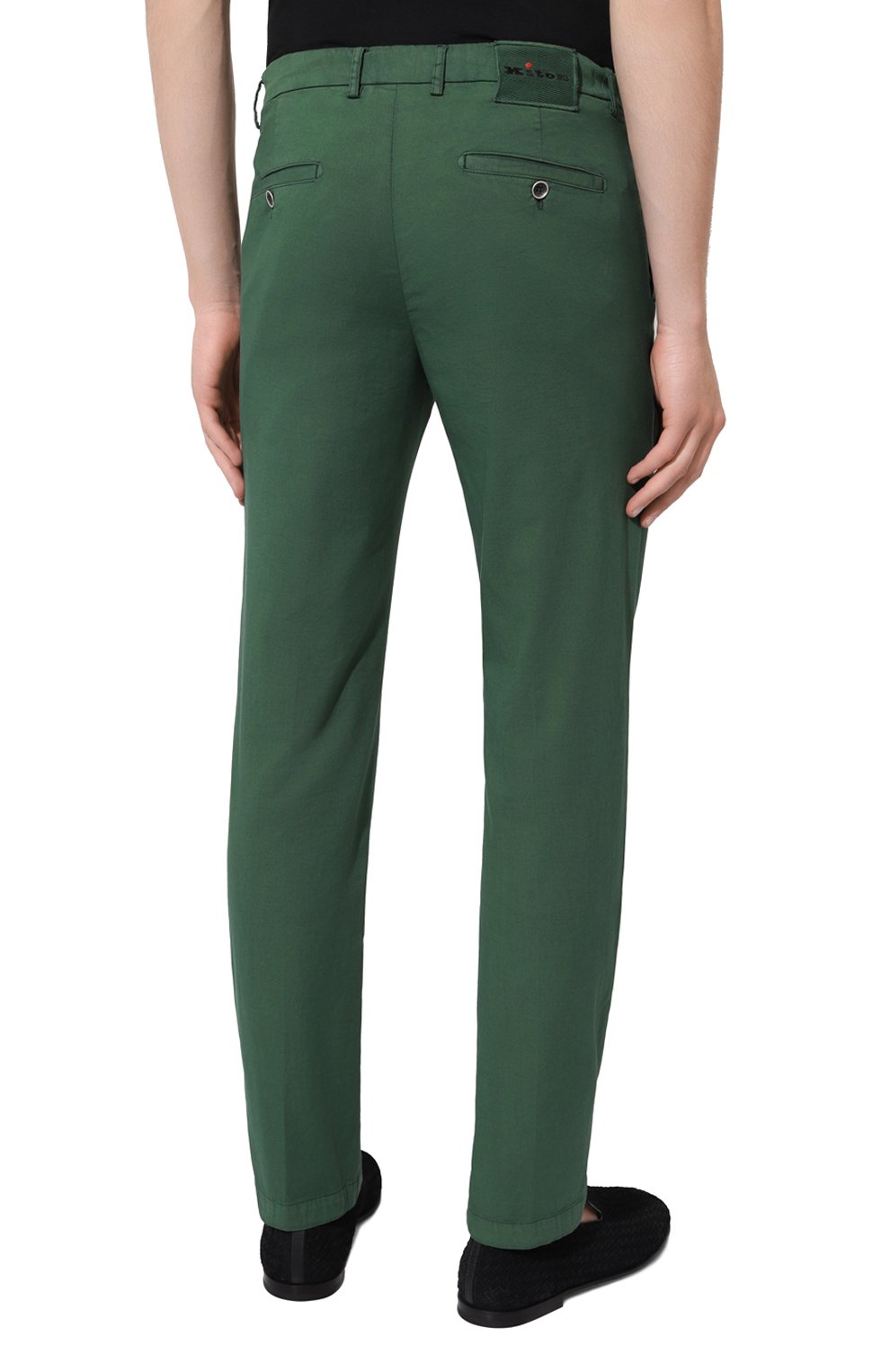 Брюки из хлопка и шелка KITON, арт. UFPPEK0606D, фото 4