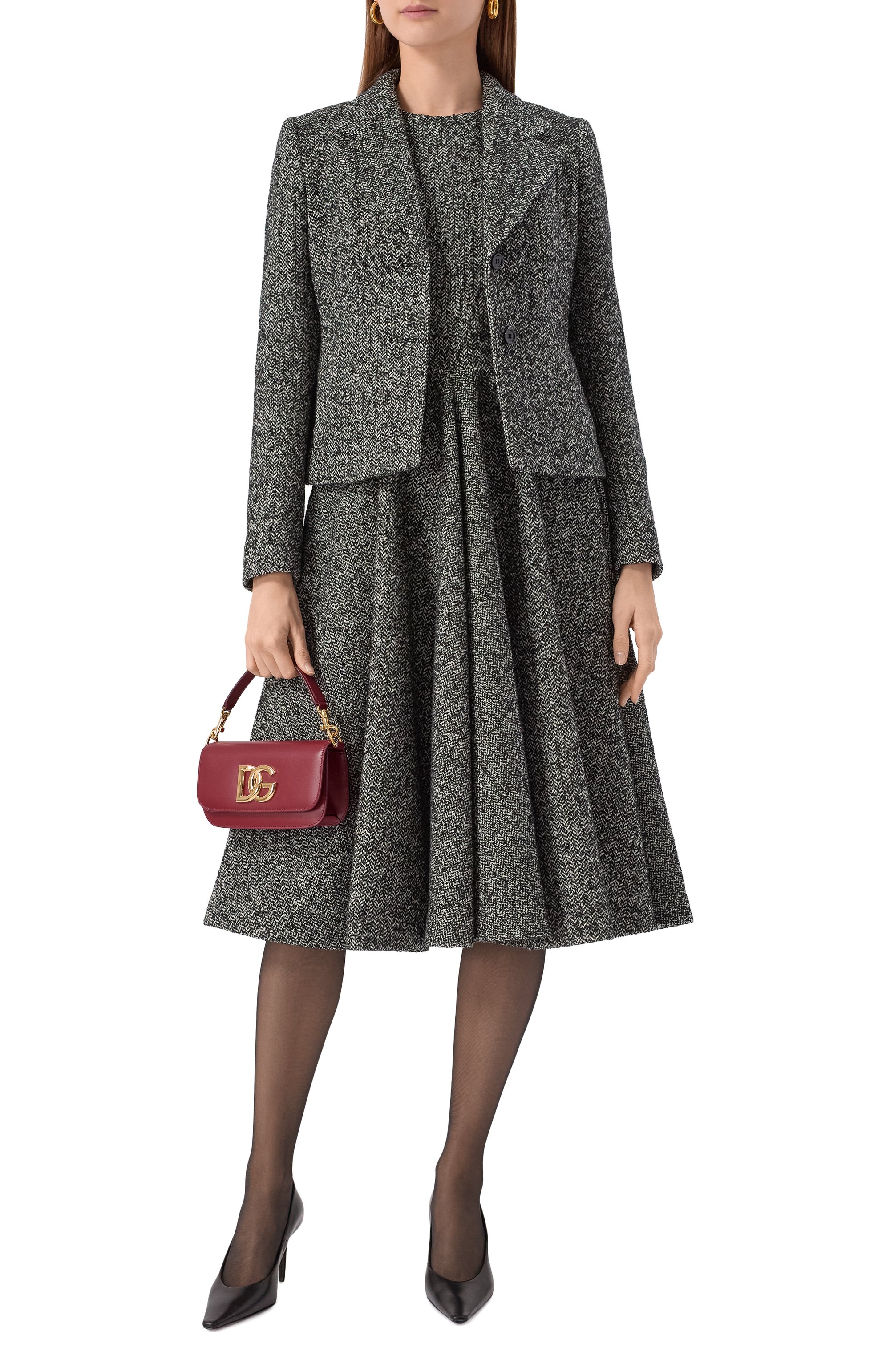 Шерстяное платье DOLCE & GABBANA, арт. F6TYHT/FCZAE, фото 2