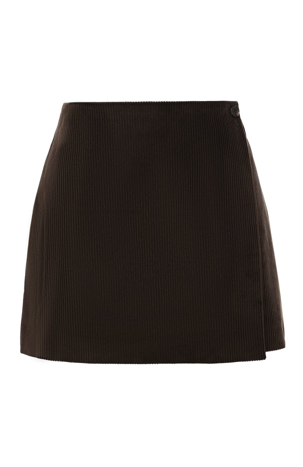 Вельветовая юбка SASHAVERSE коричневого цвета по цене 25000 руб., арт. SK012/VL/508/W24, фото 1 Вельветовая юбка SASHAVERSE, арт. SK012/VL/508/W24, фото 1