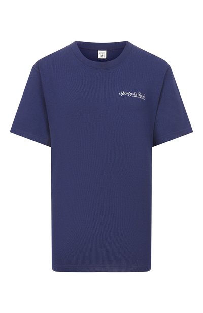 Женская хлопковая футболка SPORTY AND RICH, арт. T011975325BL106