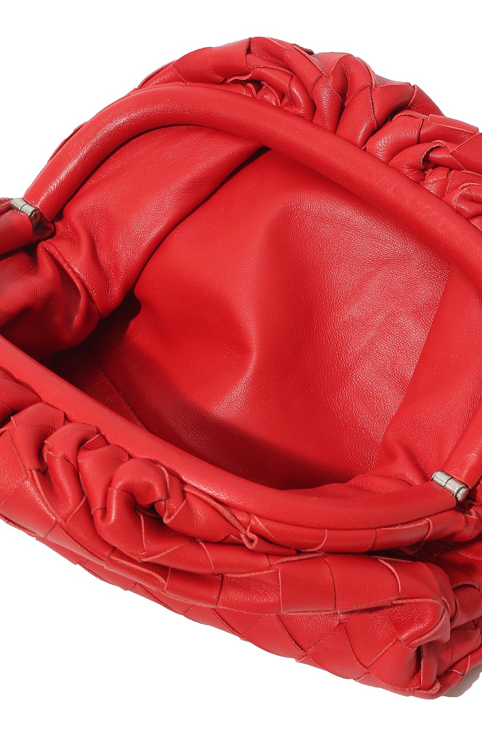 Клатч pouch mini BOTTEGA VENETA красного цвета по цене 278000 руб., арт. 585852/VCPP1, фото 5 Клатч pouch mini BOTTEGA VENETA, арт. 585852/VCPP1, фото 5