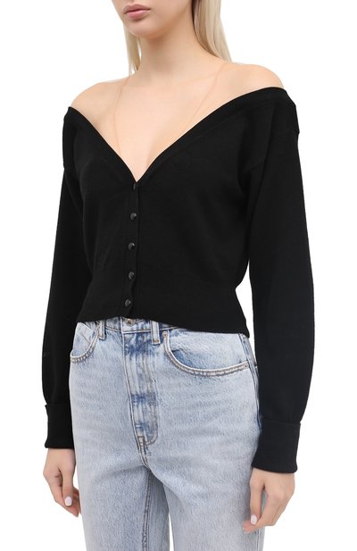 Кардиган из шерсти и вискозы ALEXANDER WANG, арт. 1KC2191128, фото 3