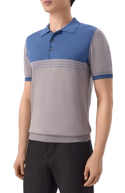 Хлопковое поло KITON, арт. UMK0928, фото 3