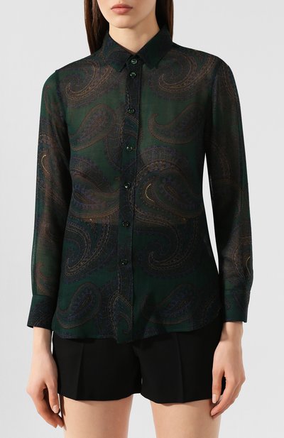 Шерстяная рубашка SAINT LAURENT, арт. 395733/Y7A22, фото 3