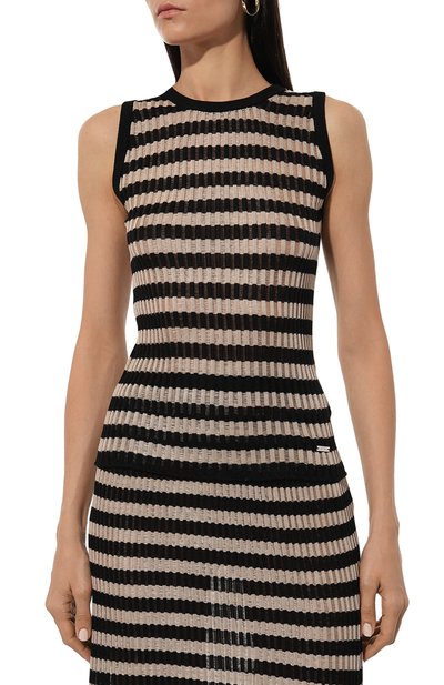 Шелковый топ KITON, арт. D57785, фото 3