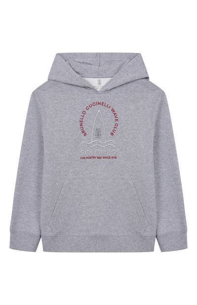 Хлопковое худи BRUNELLO CUCINELLI, арт. BW863E188B