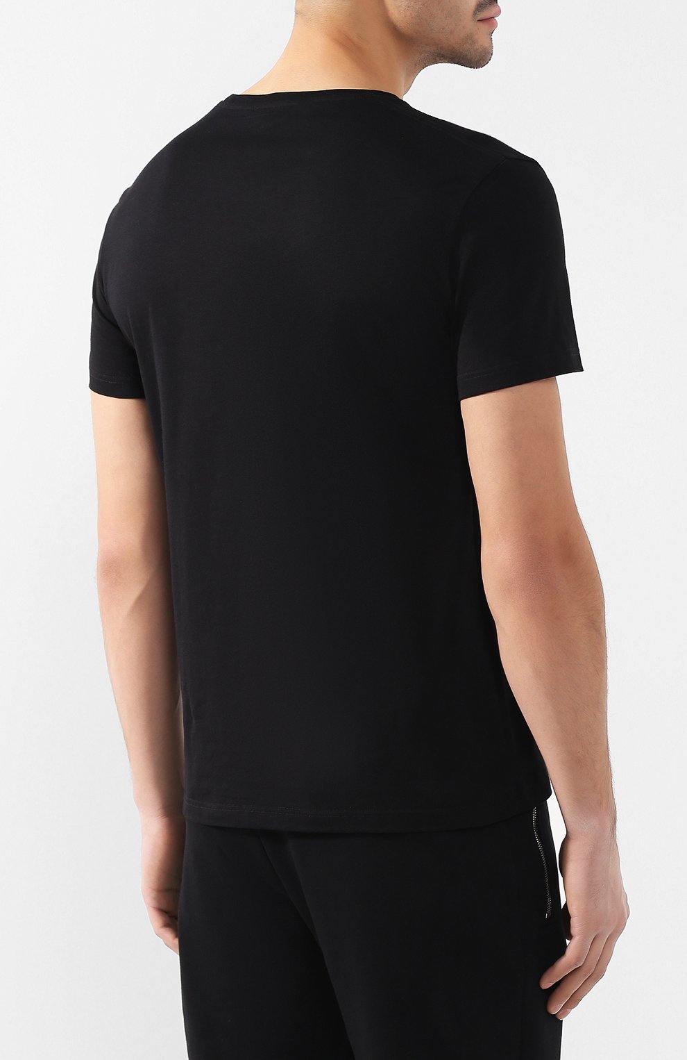 Хлопковая футболка ALEXANDER MCQUEEN, арт. 557147/QMZ88, фото 4