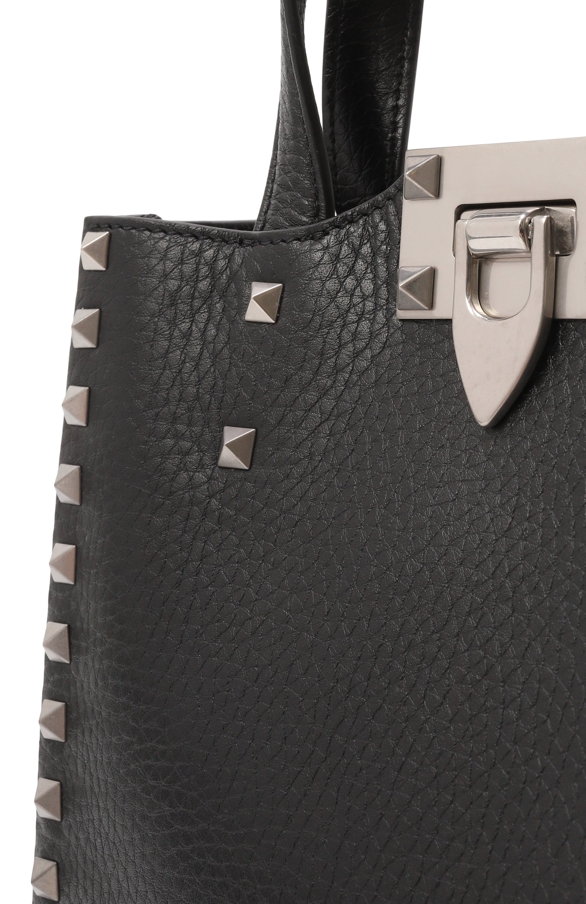 Сумка rockstud VALENTINO черного цвета по цене 208500 руб., арт. 6Y2B0B43/TED, фото 3 Сумка rockstud VALENTINO, арт. 6Y2B0B43/TED, фото 3