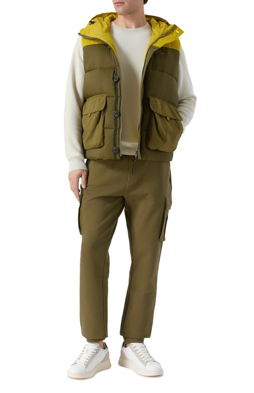 Утепленный жилет Aeronautica Militare AB3017UCT04211 Хаки  AB3017UCT04211 Фото 2