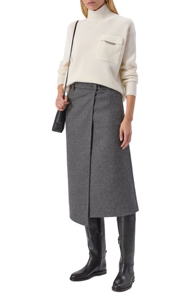 Шерстяная юбка BRUNELLO CUCINELLI, арт. MP565G3897, фото 2