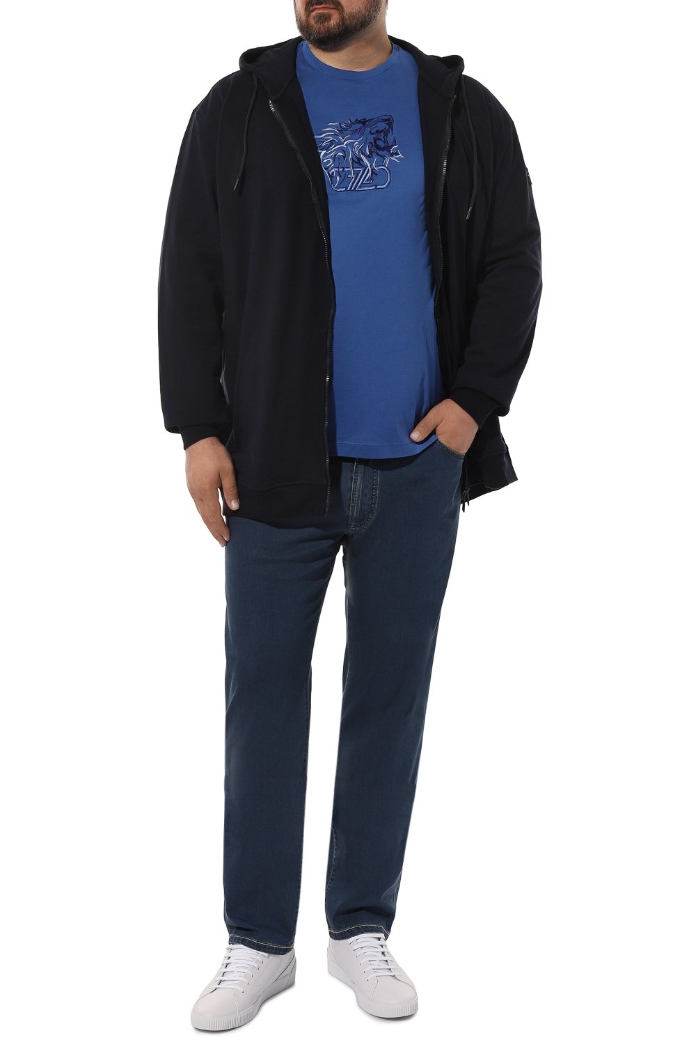 Хлопковая футболка ZILLI, арт. MBZ-NT580-LE0N1/MC01/62-64, фото 2