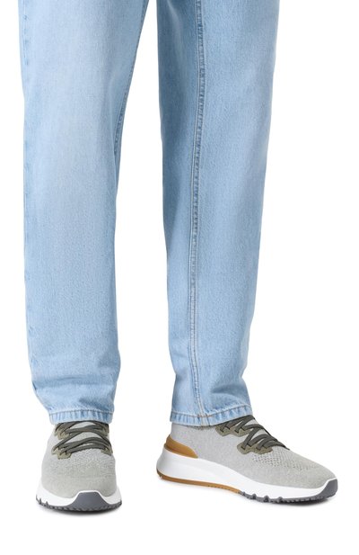 Текстильные кроссовки BRUNELLO CUCINELLI, арт. MZUKIS0250, фото 3