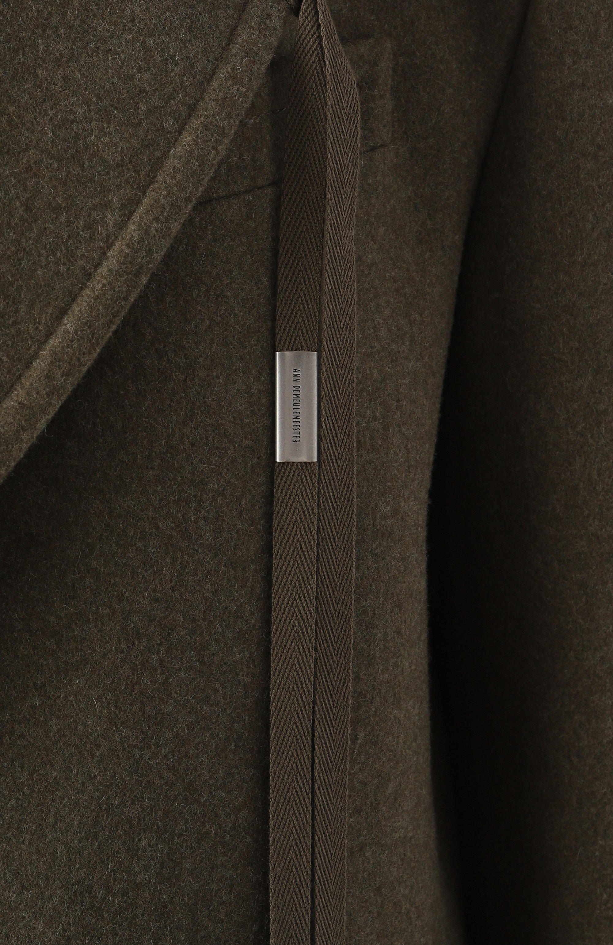 Шерстяное полупальто ANN DEMEULEMEESTER, арт. 2402-W-JA25-FA509-046, фото 6