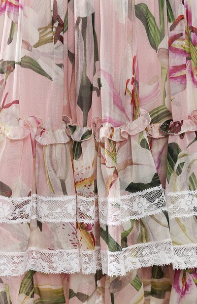 Юбка из смеси шелка и хлопка DOLCE & GABBANA, арт. F4B0BT/HS147, фото 5