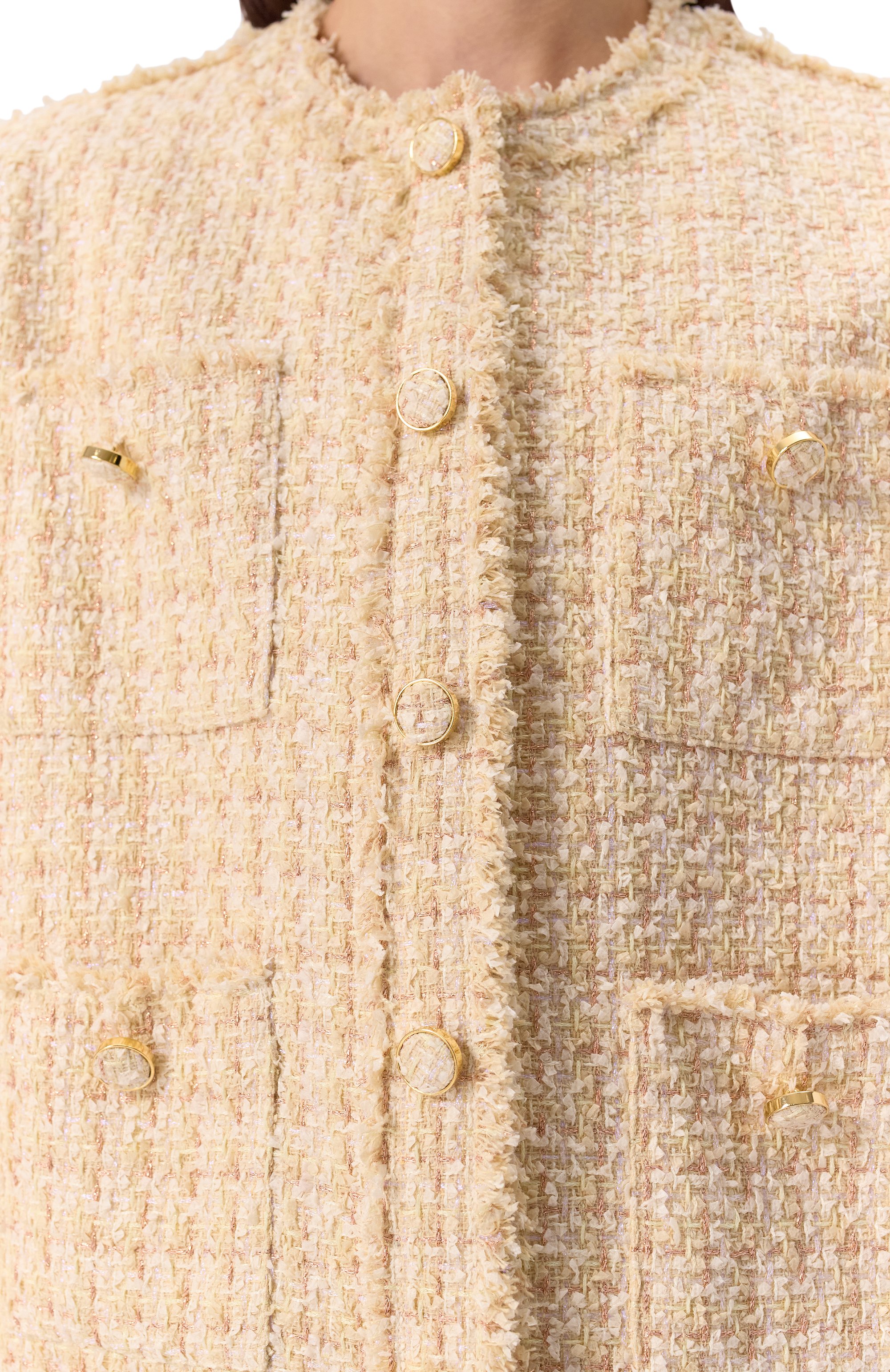 Твидовый бомбер GIUSEPPE DI MORABITO, арт. 04SSJA120 04429, фото 5