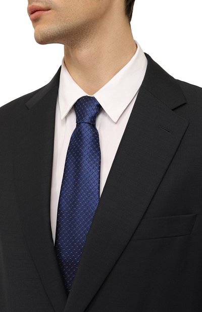 Шелковый галстук CANALI, ар т. 18/HJ03767, фото 2