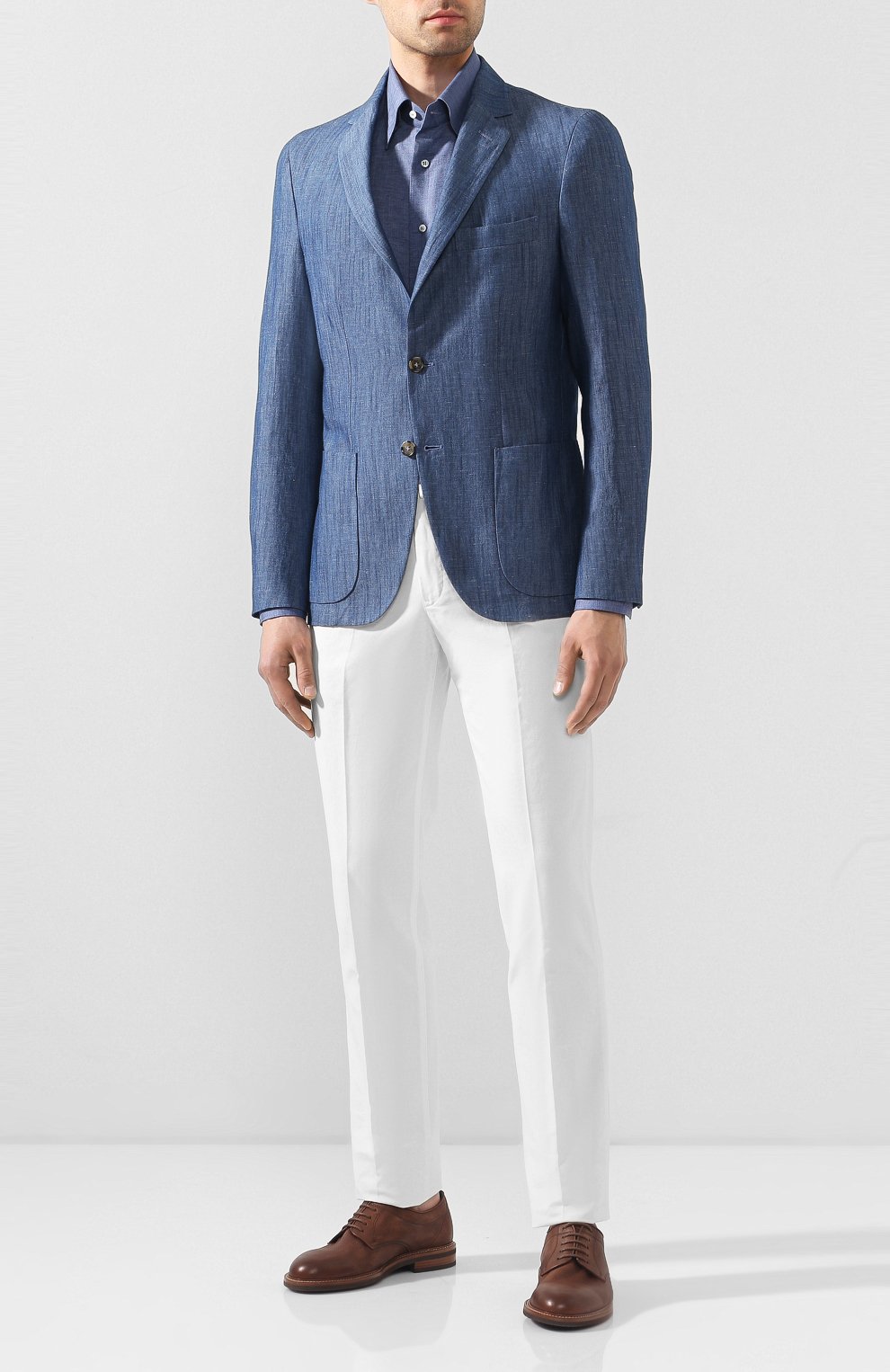 Льняная рубашка ZILLI, арт. MFT-MERCU-13091/RZ01, фото 2