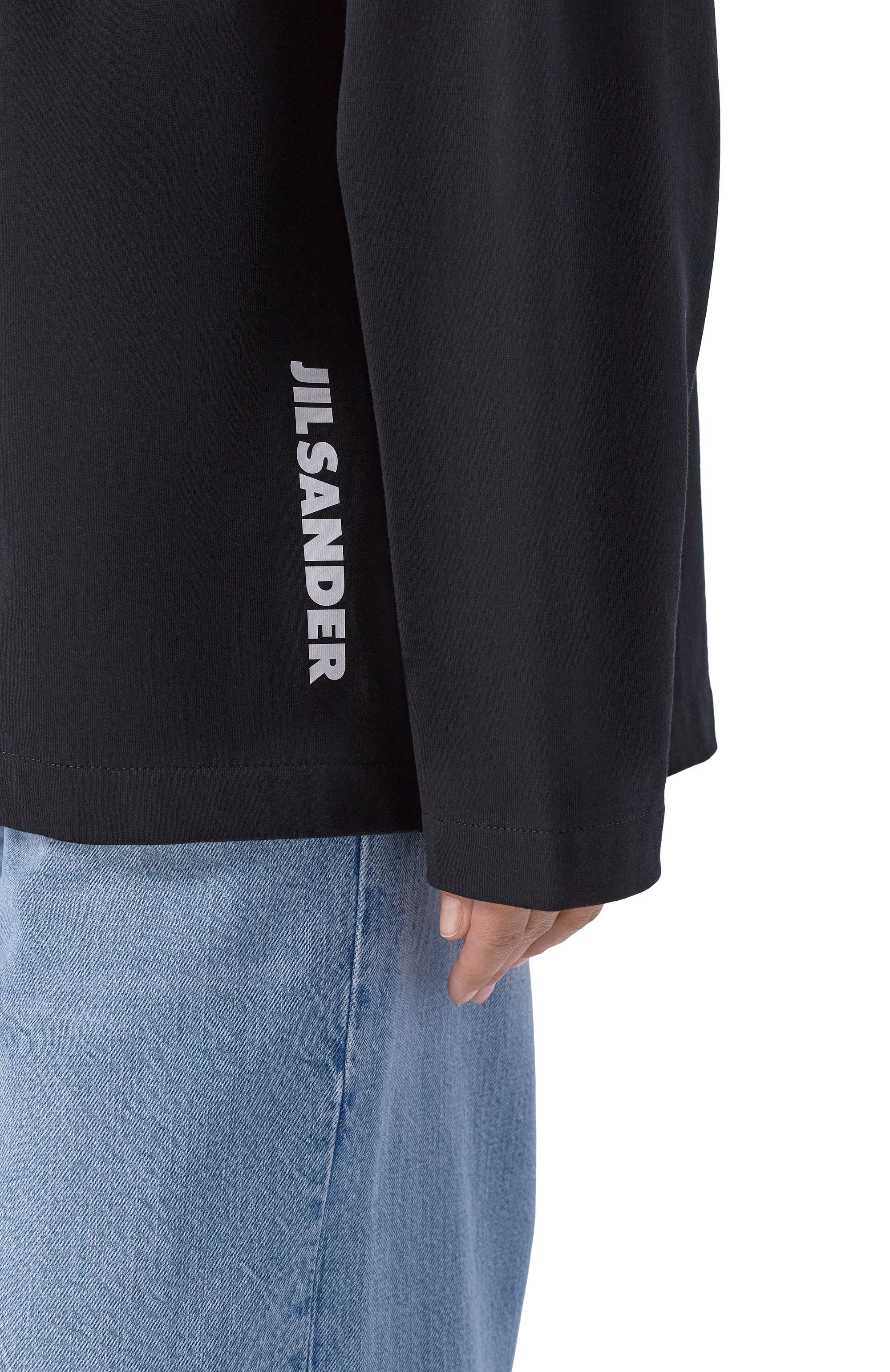 Хлопковый лонгслив JIL SANDER, арт. J02GC0174/J20348, фото 5