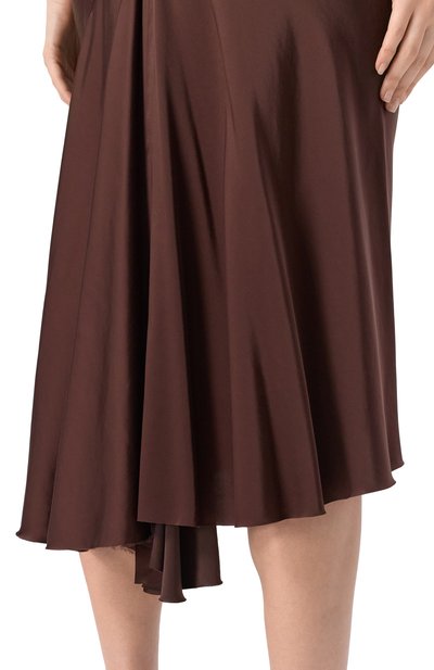 Атласная юбка RICK OWENS, арт. RP01E7343/SCH, фото 5