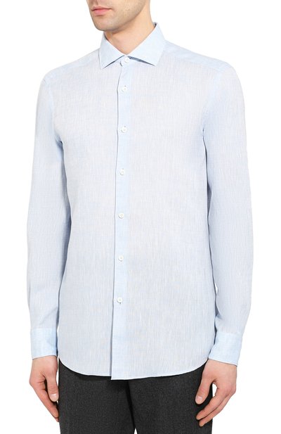 Льняная рубашка ZEGNA, арт. UUX38/SRF5, фото 3