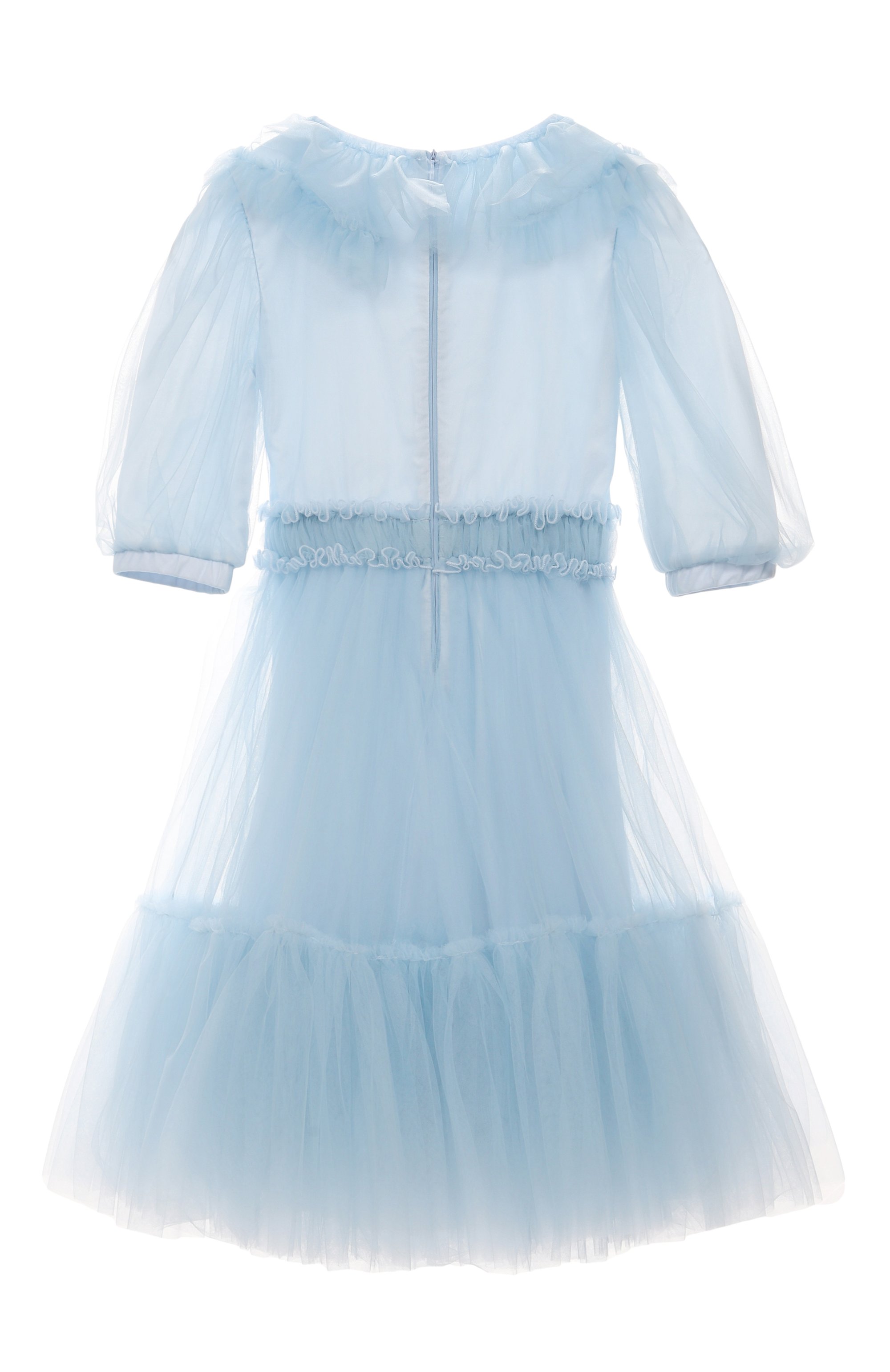 Платье MONNALISA голубого цвета по цене 35400 руб., арт. 17F903, фото 2 Платье MONNALISA, арт. 17F903, фото 2