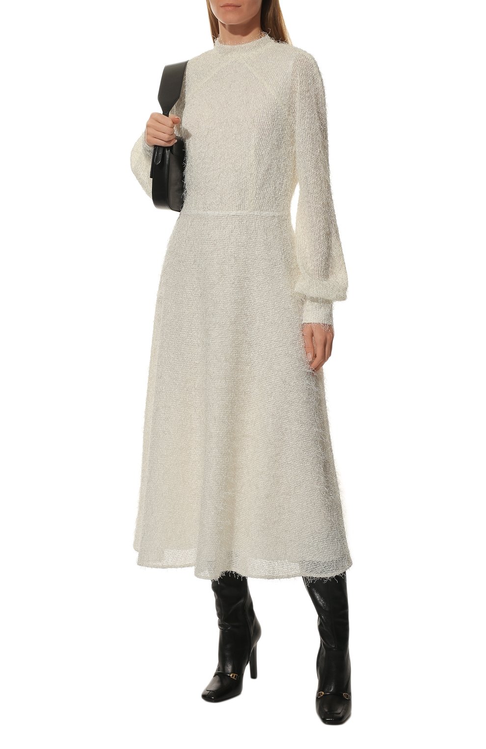 Платье LOOM BY RODINA молочного цвета по цене 47000 руб., арт. LBR-2223DRPUSH, фото 2 Платье LOOM BY RODINA, арт. LBR-2223DRPUSH, фото 2